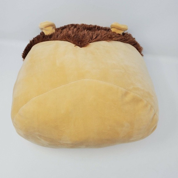 Stackable Plush Stuffed Animal Lion Valentine's Day Hearts Squishy Tan Brown 11" - Picture 3 of 5